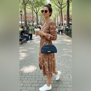 Joy & Iman Croc-Embossed Bag